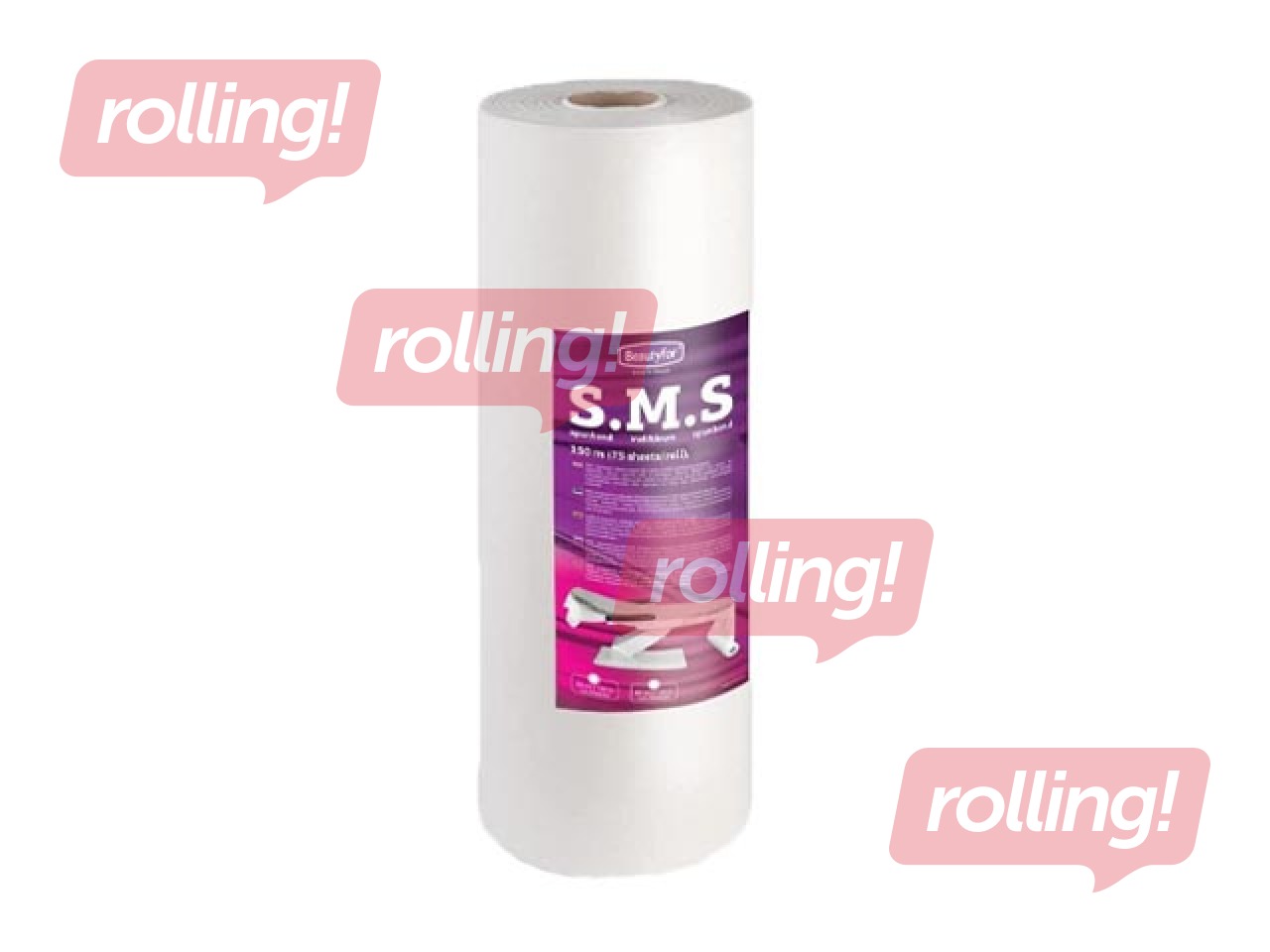 Санитарное покрытие - флизелин SMS с перфорацией, 80см x 150м