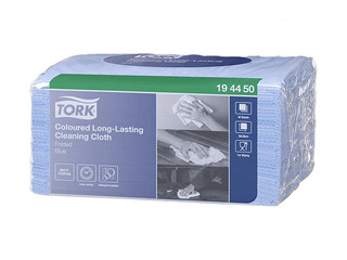 Cleaning cloths absorbent Tork Premium, 30x38cm, W8, blue, 40 pcs.