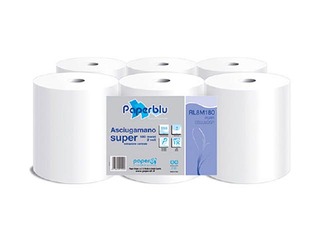 Paberrätikud  Paperblue, 2-kihilised, 442 lehte, valge, 6 rulli pakis