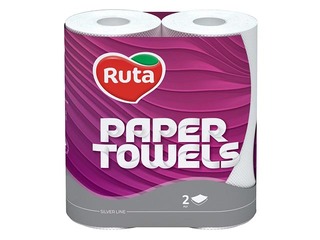 Paberrätik Ruta universal 2 rulli, 2-kihiline, valge