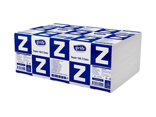 Hand Wipes Grite, Super 150 Z Extra, H2, white, 2 layers, 21x150 pcs.
