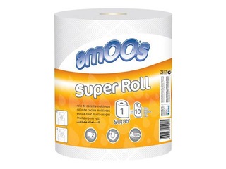 Paper towel Amoos Super Roll, 1 roll, 70 m, 2 ply, 280 sheets