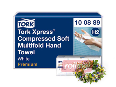 Paberrätikud Tork Xpress Premium H2, 12 pakki, 2-kihilised, valged +Jaanipäeva kingitus!
