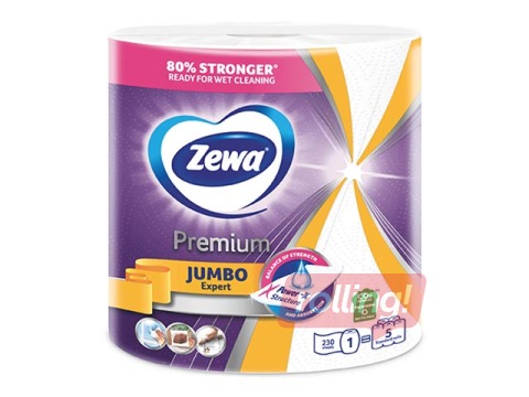 Paper towel Zewa Jumbo, 1 roll, 3 layers, 230 sheets