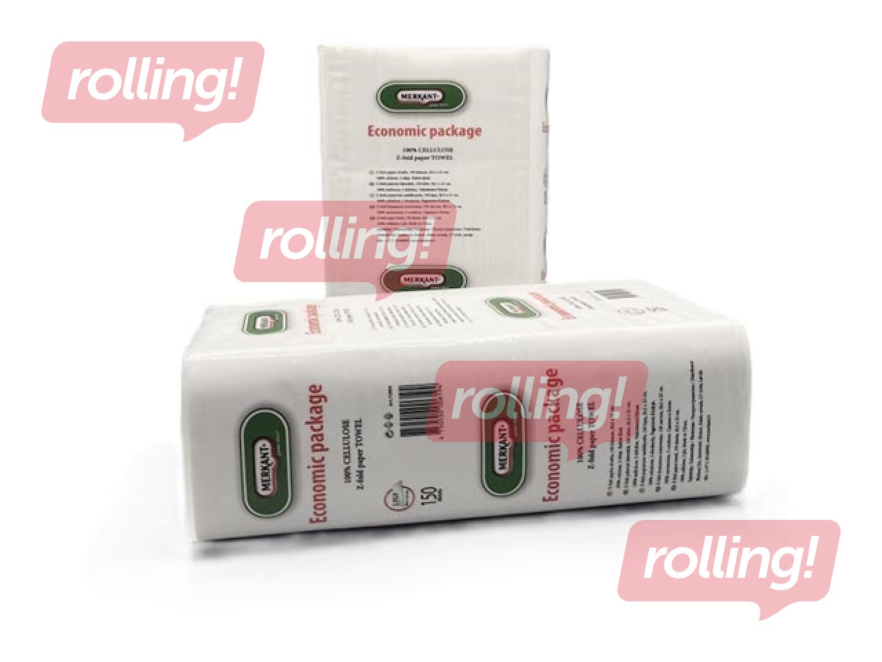 Paberrätikud Merkant, Z-volt, H2, 150 lehte, 20 tk.