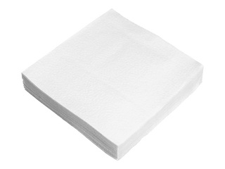 Napkins, Lenek, 33x33cm, 1-ply, white, 100 pcs