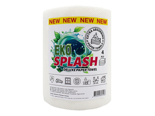 Paper Towel Eko Splash, Deluxe, 4-ply, 1 roll