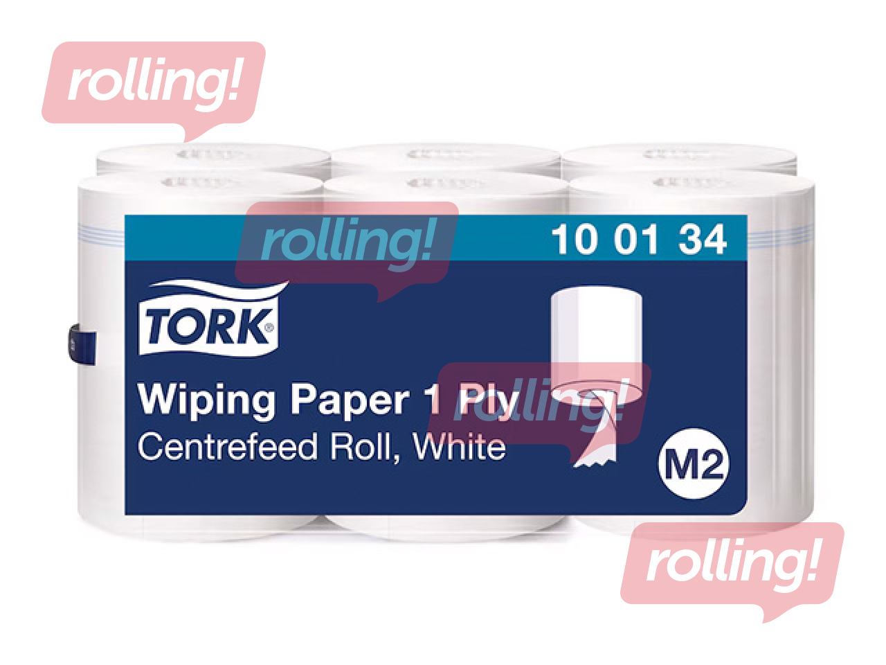 Papīra dvieļi Tork Centerfeed, M2, 1 slānis, 275m, 6 ruļļi