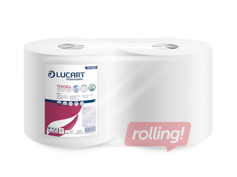 Бумажные полотенца в рулонах Lucart, Texicell, многоразовые, 108м, 2 рулона