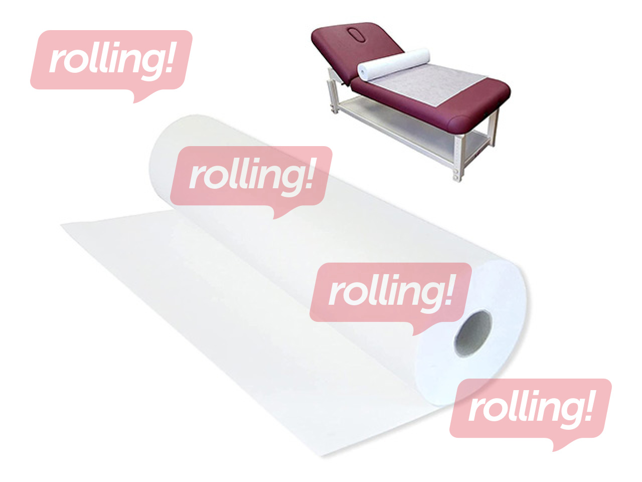 Медицинская простыня в рулоне DP MediPro, 2 слоя, 50см x 50м, 1 рулон