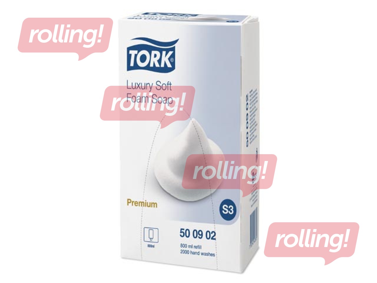 Foam soap Tork Luxury S3, 800 ml