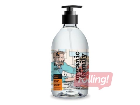 Экологическое жидкое мыло PURENN с экстрактами рябины и липы, 500мл