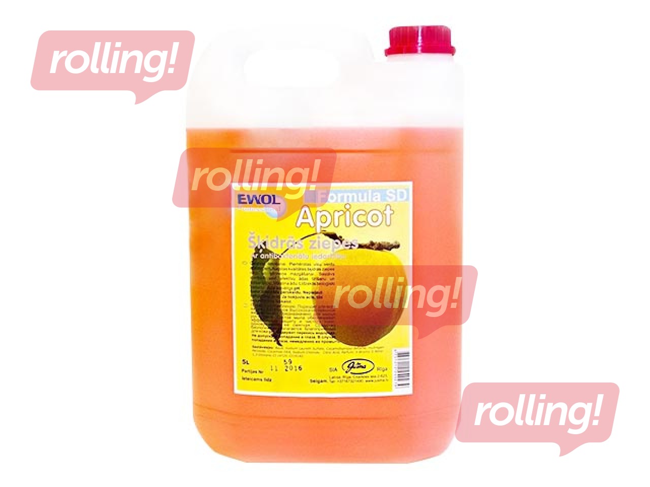 Šķidrās ziepes Ewol Professional Formula SD Apricot, 5l
