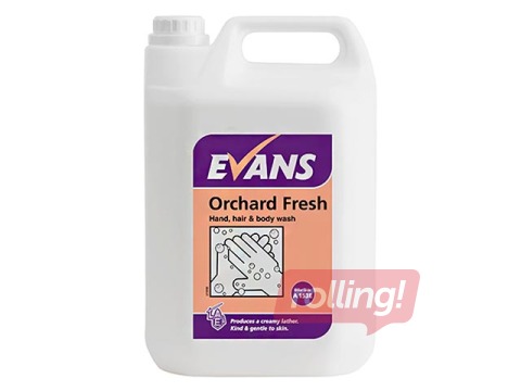Soap for body and hair with grapefruit and mandarin flavor Orchard Fresh, 5 l