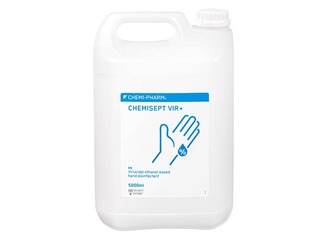 Dezinfekcijas līdzeklis Chemisept Vir+, rokām un aprīkojumam, 5l