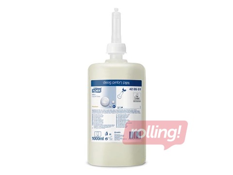 Vedelseep Tork Mild Liquid Soap S1, 1l, helekollane