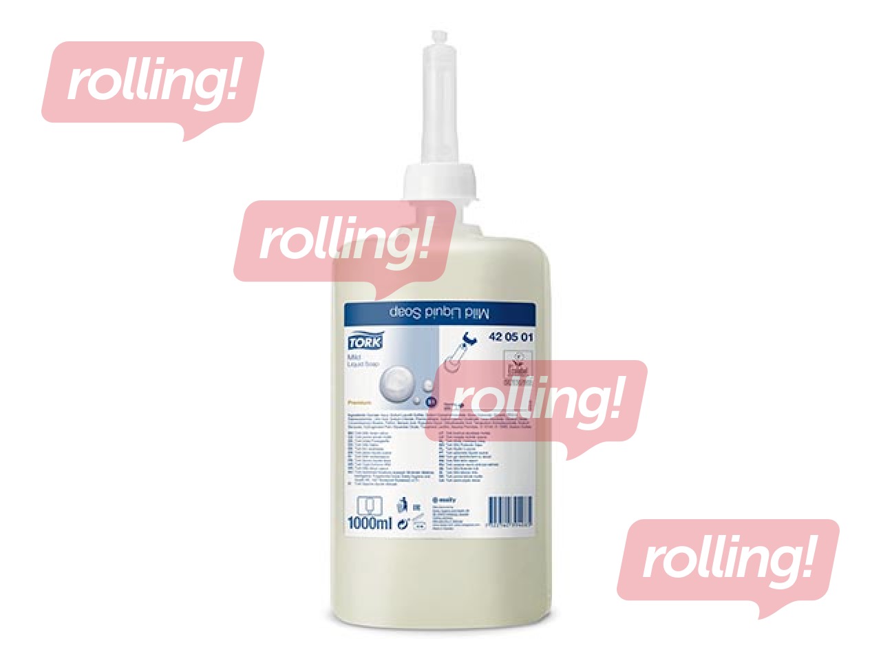 Vedelseep Tork Mild Liquid Soap S1, 1l, helekollane