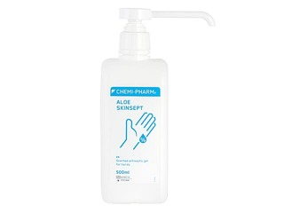 Dezinfekcijas līdzeklis Chemi-Pharm Aloe Skinsept, gēls rokām, 500ml