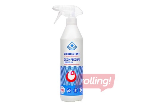 Dezinfekcijas līdzeklis Kvadro, rokām, virsmām un inventāram, 700ml