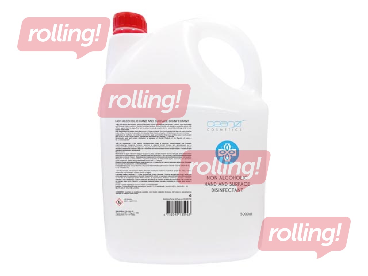 Dezinfekcijas līdzeklis Ceano, rokām un virsmām, 5l