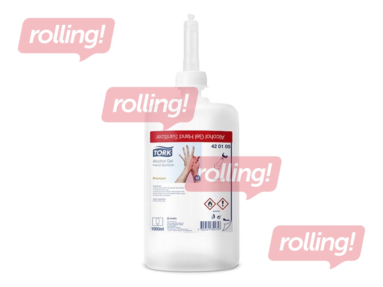 Käte desinfitseerimisvahend Tork Premium Alcohol Gel S1, 1l