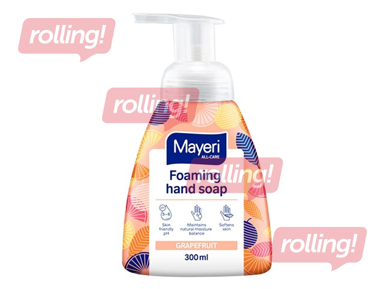 Foam soap Mayeri, Grapefruit, 300ml