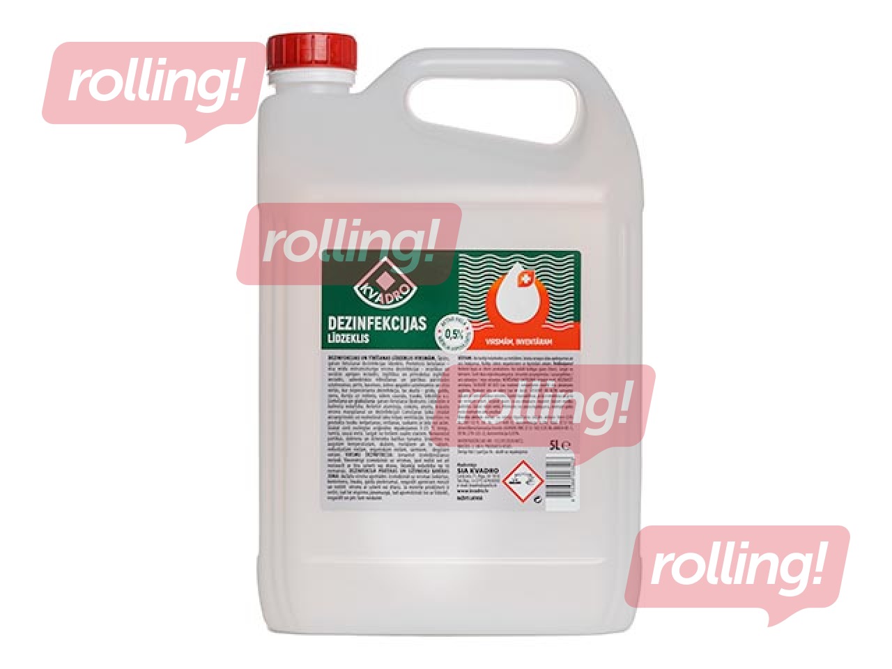Pindade desinfitseerimisvahend, Kvadro, 5 l