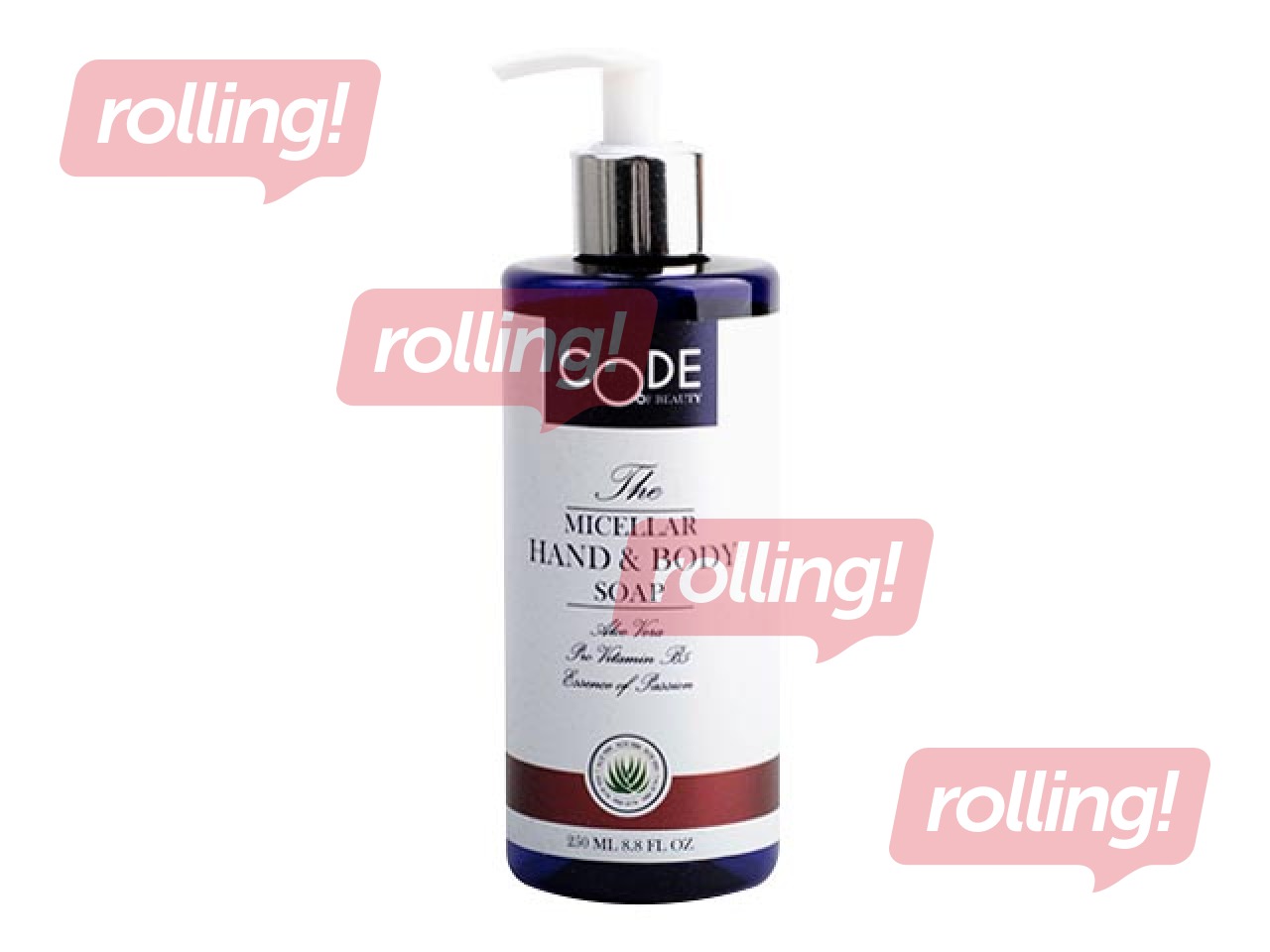Мицеллярное мыло для рук и тела Code Of Beauty Essence of Passion, 250мл