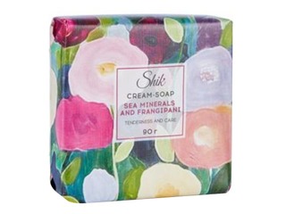 Kreemjas seep Shik,  mere mineraalid ja and plumeeria, 90 g