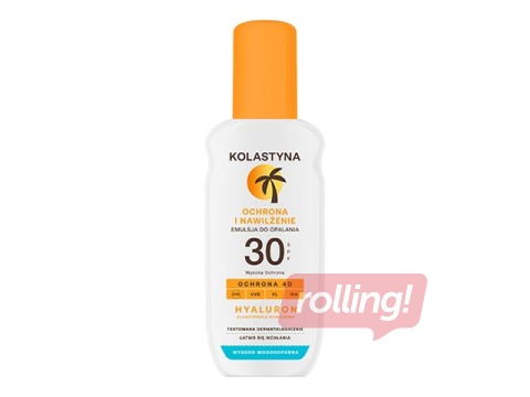 SALE Izsmidzināms losjons aizsardzībai pret sauli SPF30, Kolostyna, 150ml