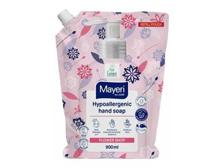 Liquid soap All-care, Flower shop, hypoallergenic, refill pack, Mayeri, 900 ml