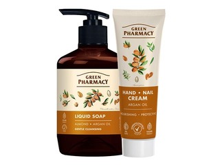 Подарочный набор Green Pharmacy, с аргановым маслом и миндалем