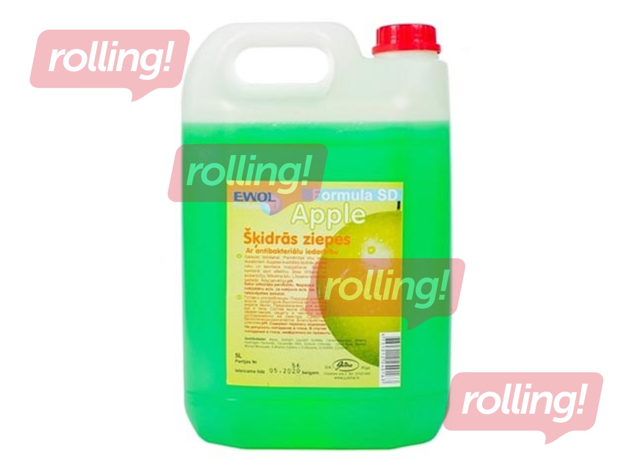Šķidrās ziepes Ewol Professional Formula SD, ābolu, 5l