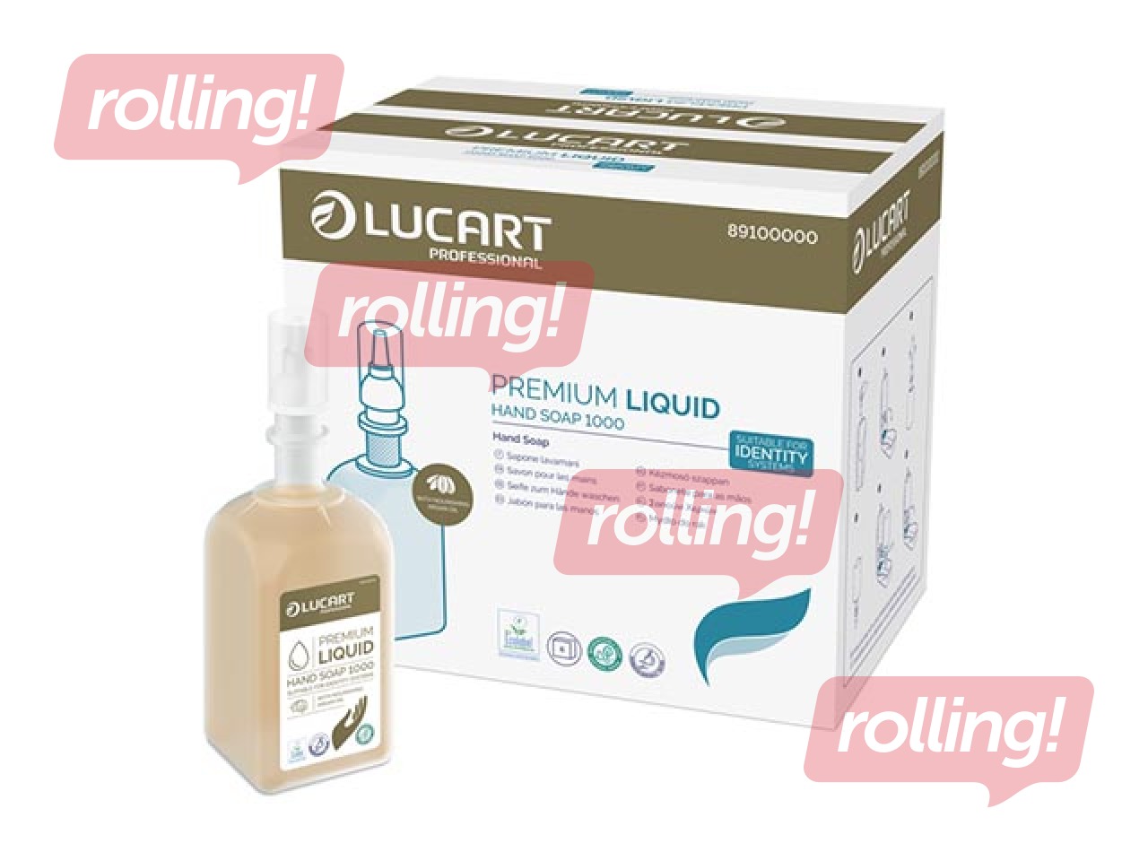 Vedel seep Lucart, Premium, 1l + KAMPAANIA! Osta Lucart Premium vedelseep ja saa Lucart Identit
