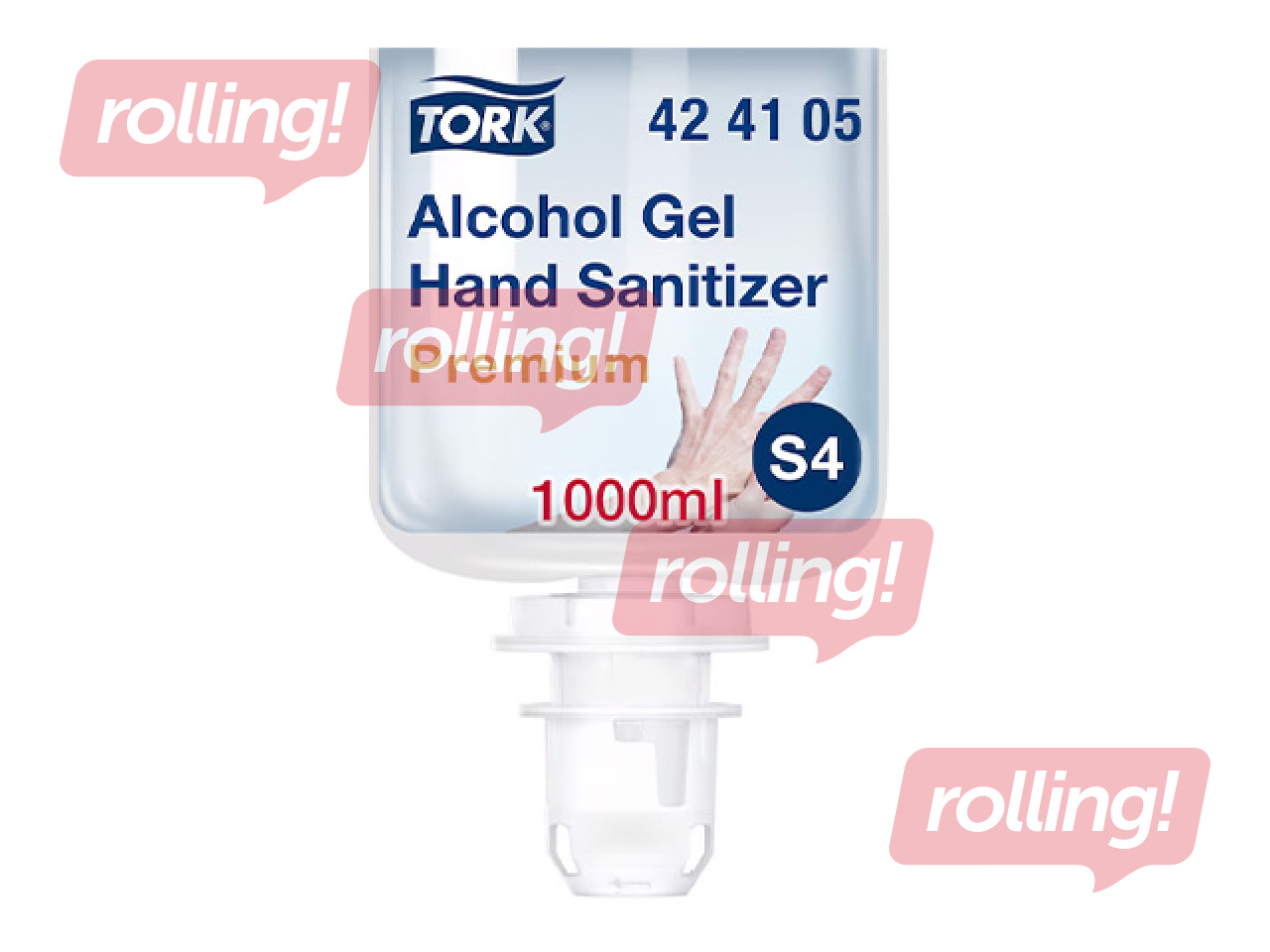 Dezinfekcijas līdzeklis Tork S4, gēlveida, uz spirta bāzes, rokām, 1l