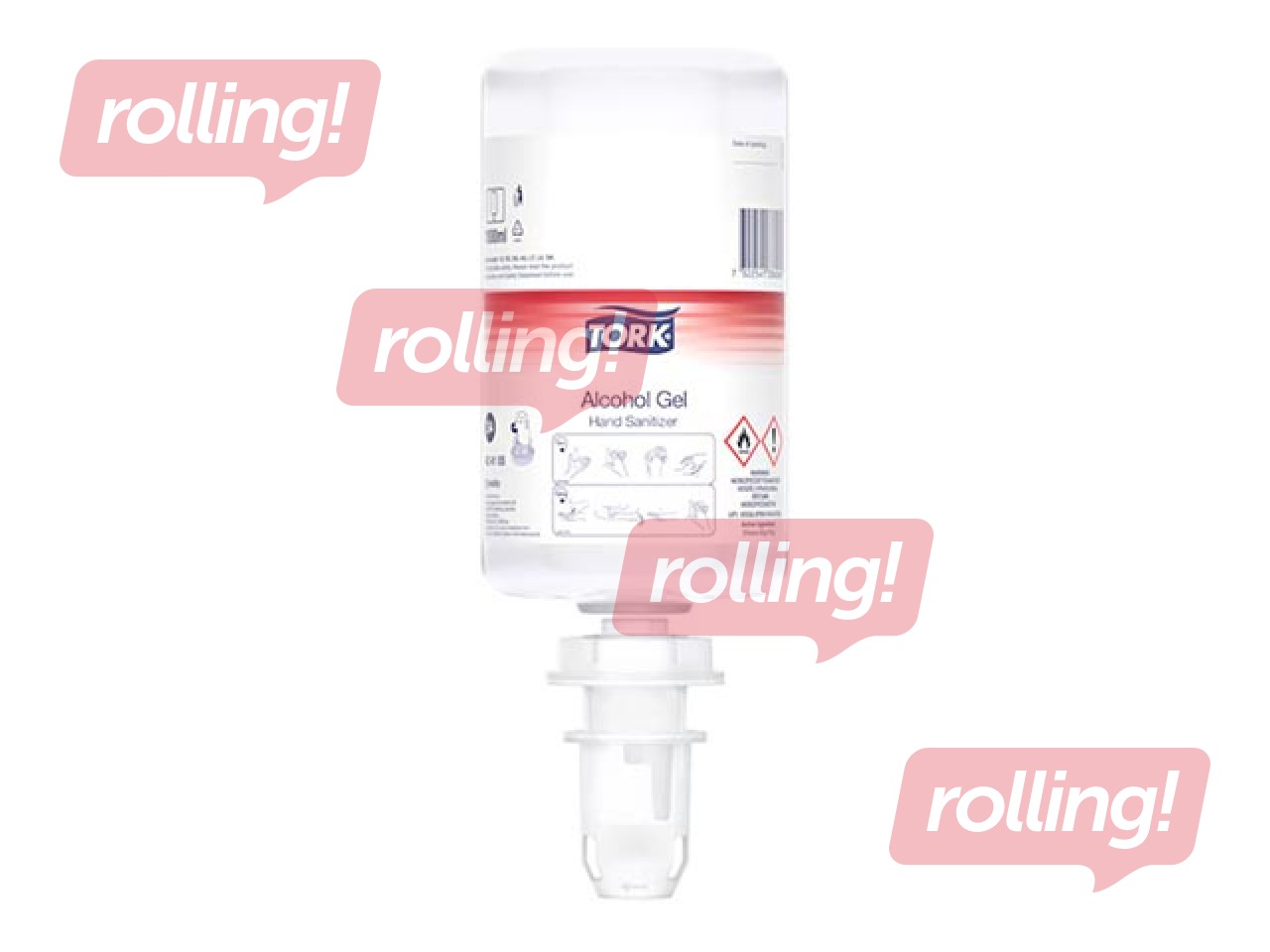 Гелевое дезинфицирующее средство на спиртовой основе Tork, S4, 1л