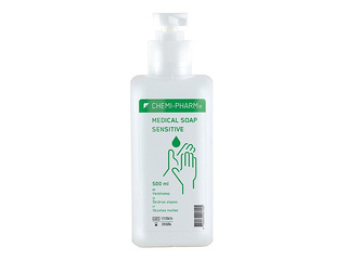 Liquid soap Chemi-Pharm Medical, Sensitive, free from colorants and fragrances, 500ml
