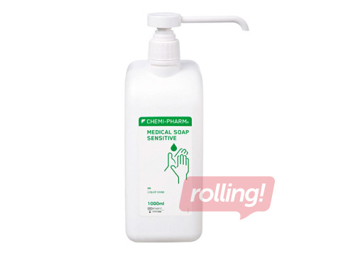 Vedelseep Chemi-Pharm Medical, Sensitive, ei sisalda värvaineid ega lõhnaaineid, 1l