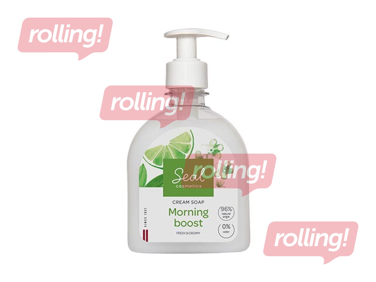Šķidrās krēmziepes Seal, Morning Boost, 300ml