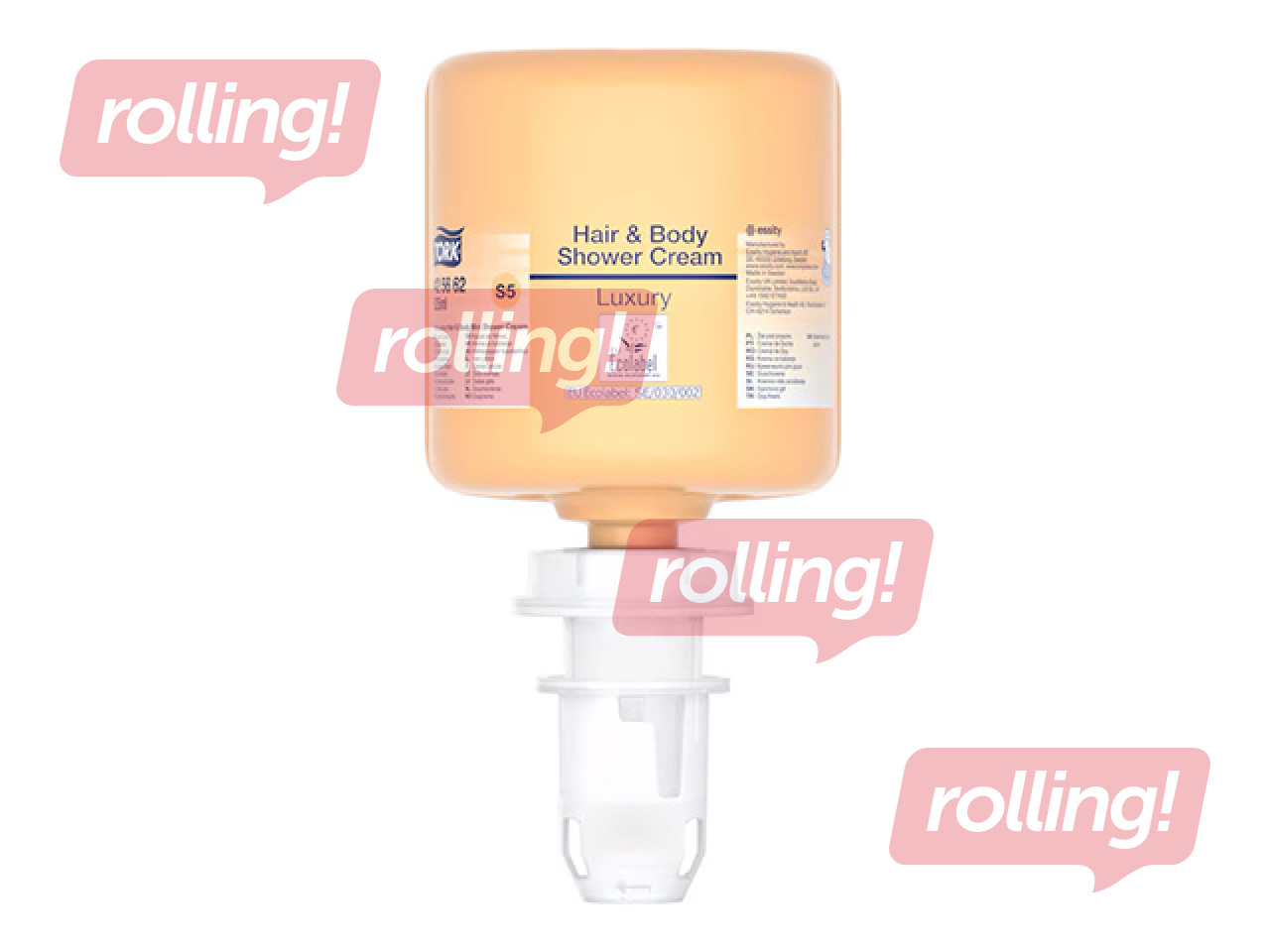 Крем для душа для волос и тела Tork, Luxury Mini S5, 525мл