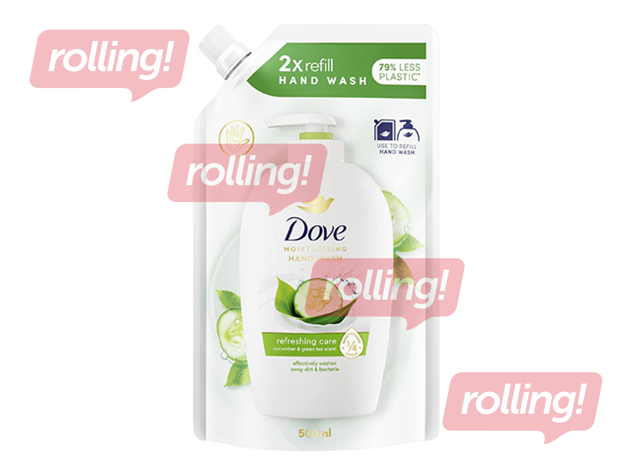 Vedelseep Dove Fresh, täitepakend, 500ml