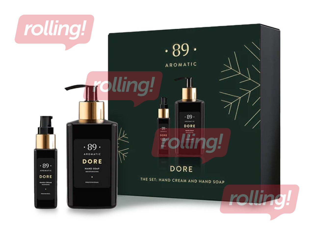 Dāvanu komplekts Aromatic 89, roku ziepes un roku krēms, Dore