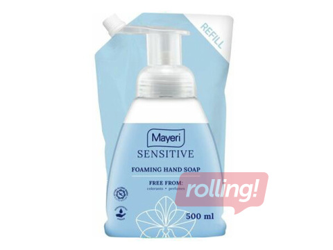 Foam Soap Mayeri, Sensitive, Refill, 500ml