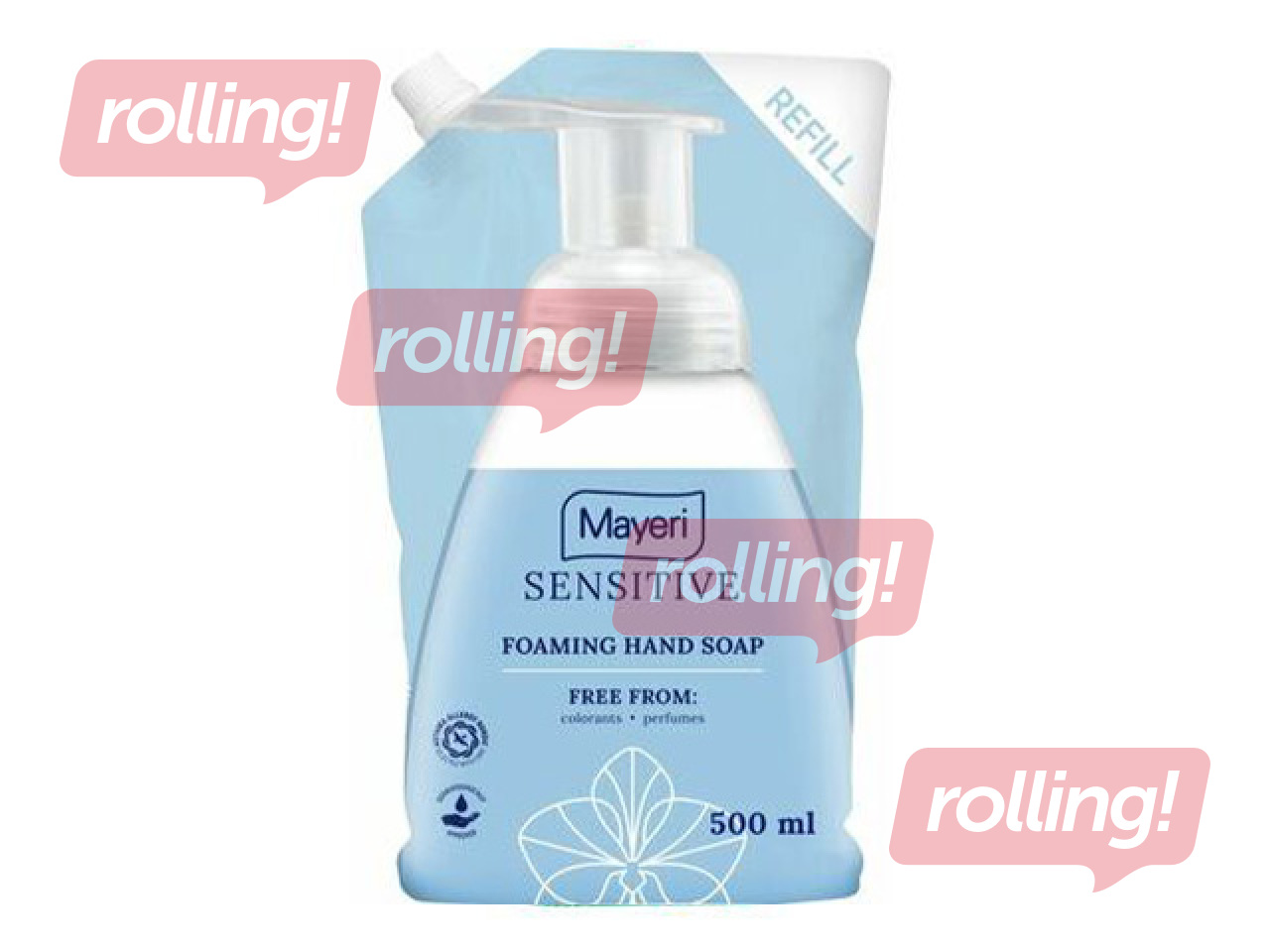 Foam Soap Mayeri, Sensitive, Refill, 500ml
