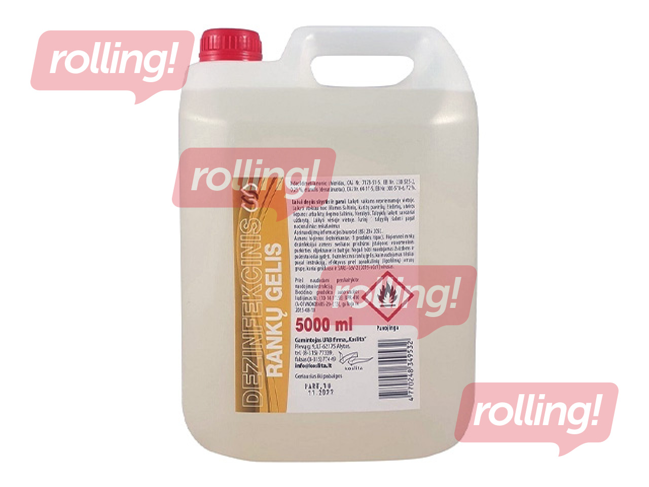 Dezinfekcijas līdzeklis Koslita, gēls rokām, 5l