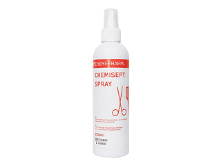 Dezinfekcijas līdzeklis Chemisept Spray, kosmētikas instrumentiem un piederumiem, 250ml