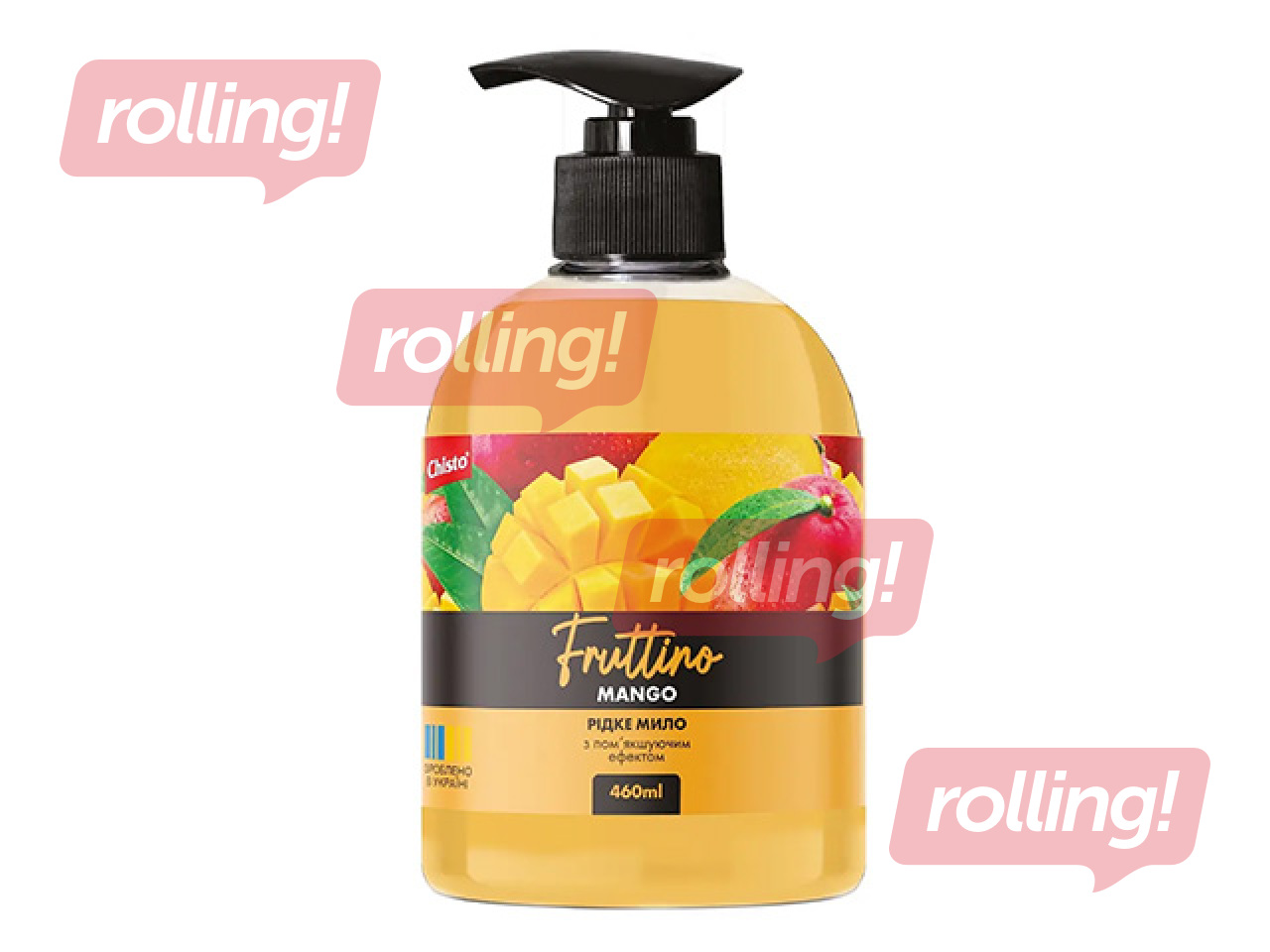 Šķidrās ziepes Chisto Fruttino, Mango, 460ml