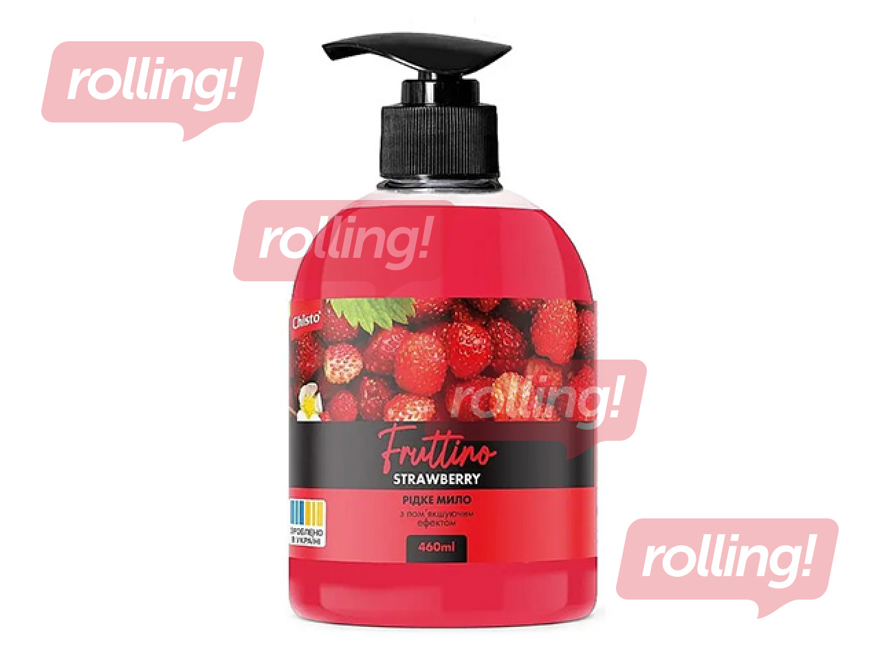 Жидкое мыло Chisto Fruttino, Strawberry, 460мл