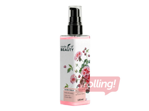 Roku krēms Code of Beauty, barojošs, ģerānija un avene, 100ml
