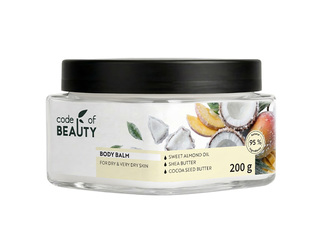 Ķermeņa krēms Code of Beauty, barojošs, Mango & Coconut, 200ml